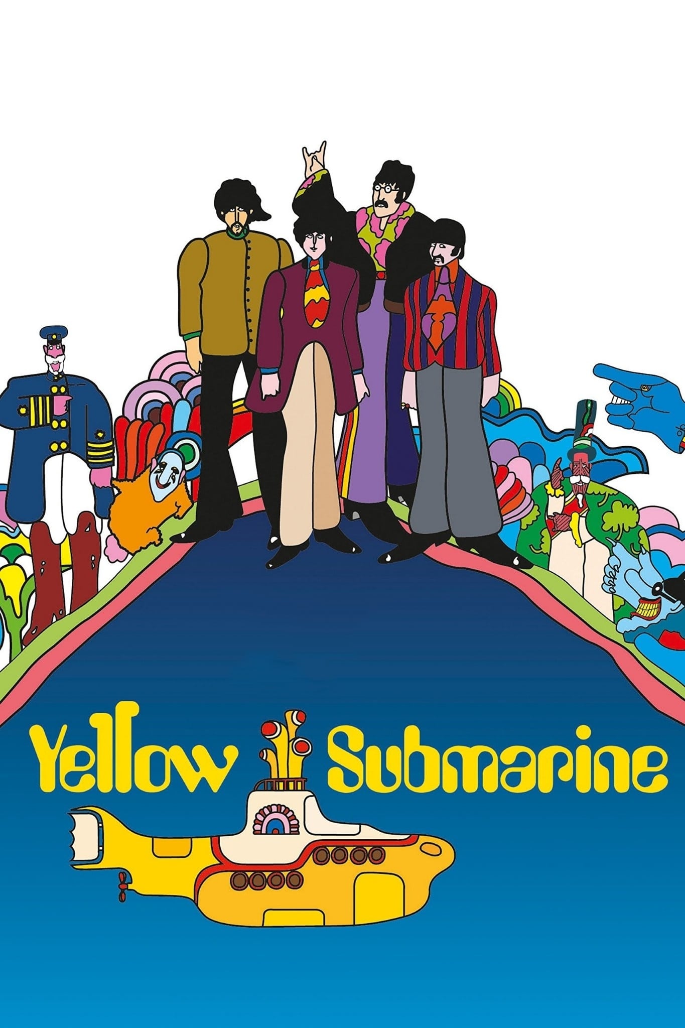 Жовтий підводний човен / The Beatles: Жовтий підводний човен постер