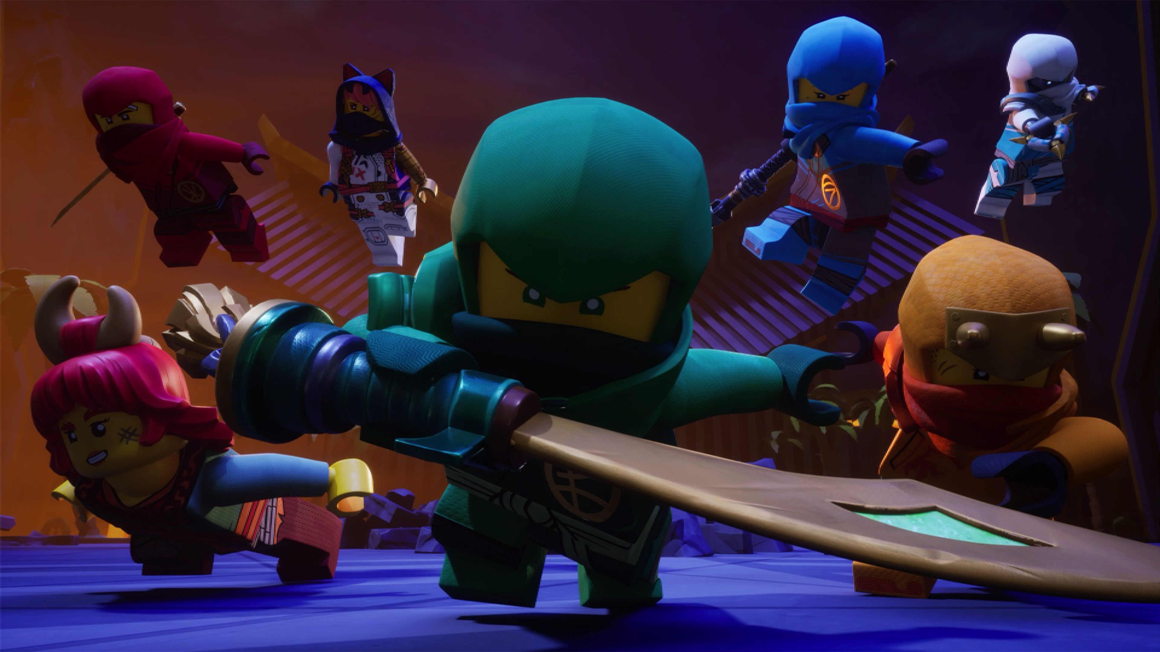кадри з серіалу LEGO Ніндзяґо: Зліт драконів / Лего Ніндзяго: Повстання драконів 1 сезон