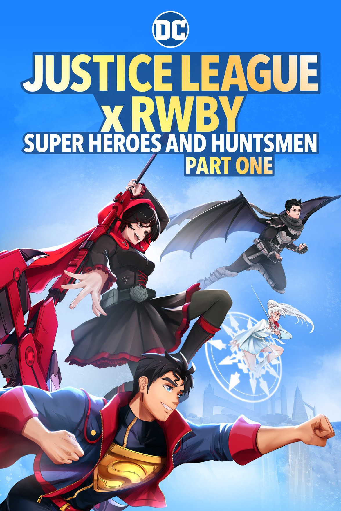 Ліга справедливості x RWBY: Супергерої та мисливці. Частина перша постер