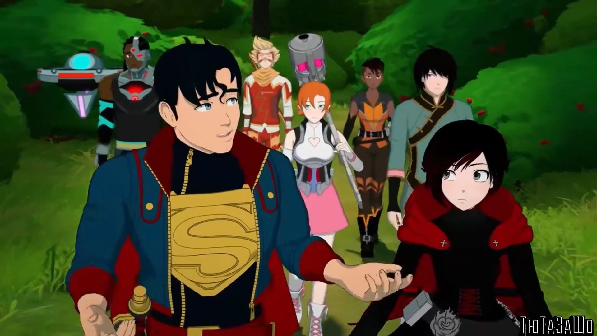 кадри з фільму Ліга справедливості x RWBY: Супергерої та мисливці. Частина перша кадри з фільму Ліга справедливості x RWBY: Супергерої та мисливці. Частина перша