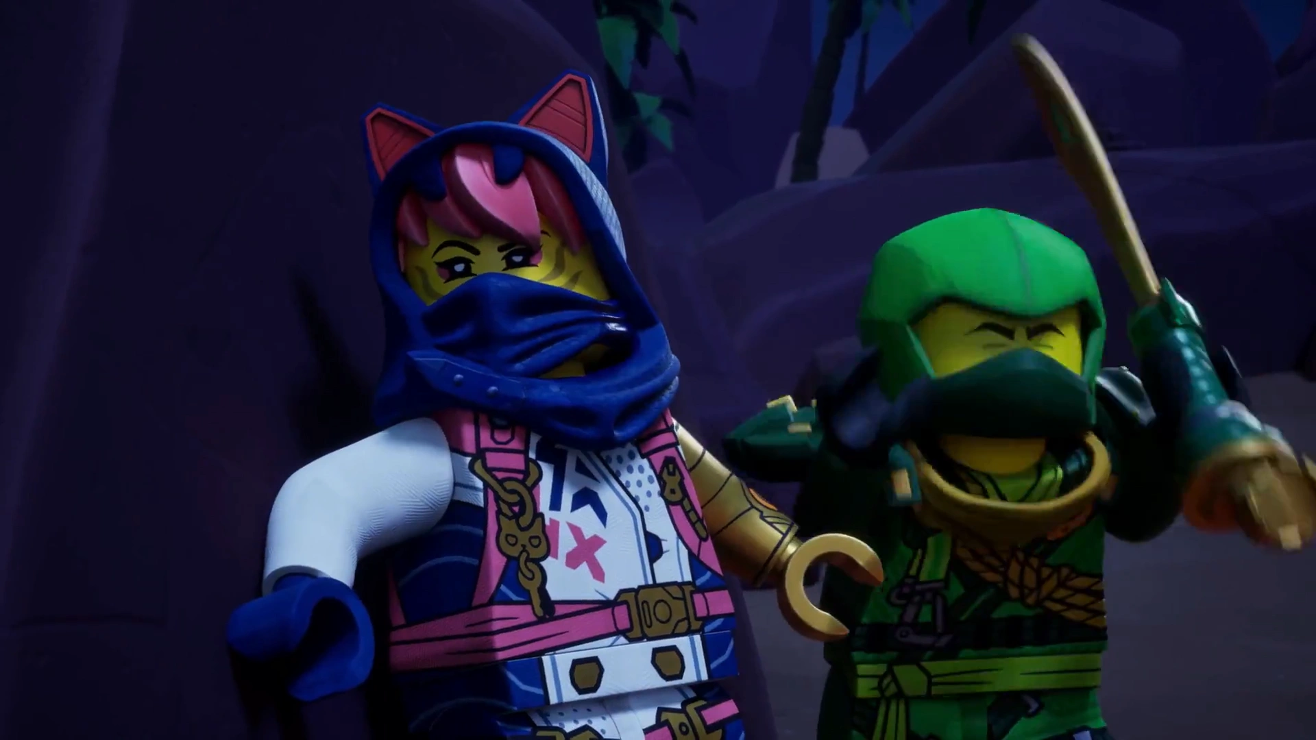 кадри з серіалу LEGO Ніндзяґо: Зліт драконів / Лего Ніндзяго: Повстання драконів 3 сезон