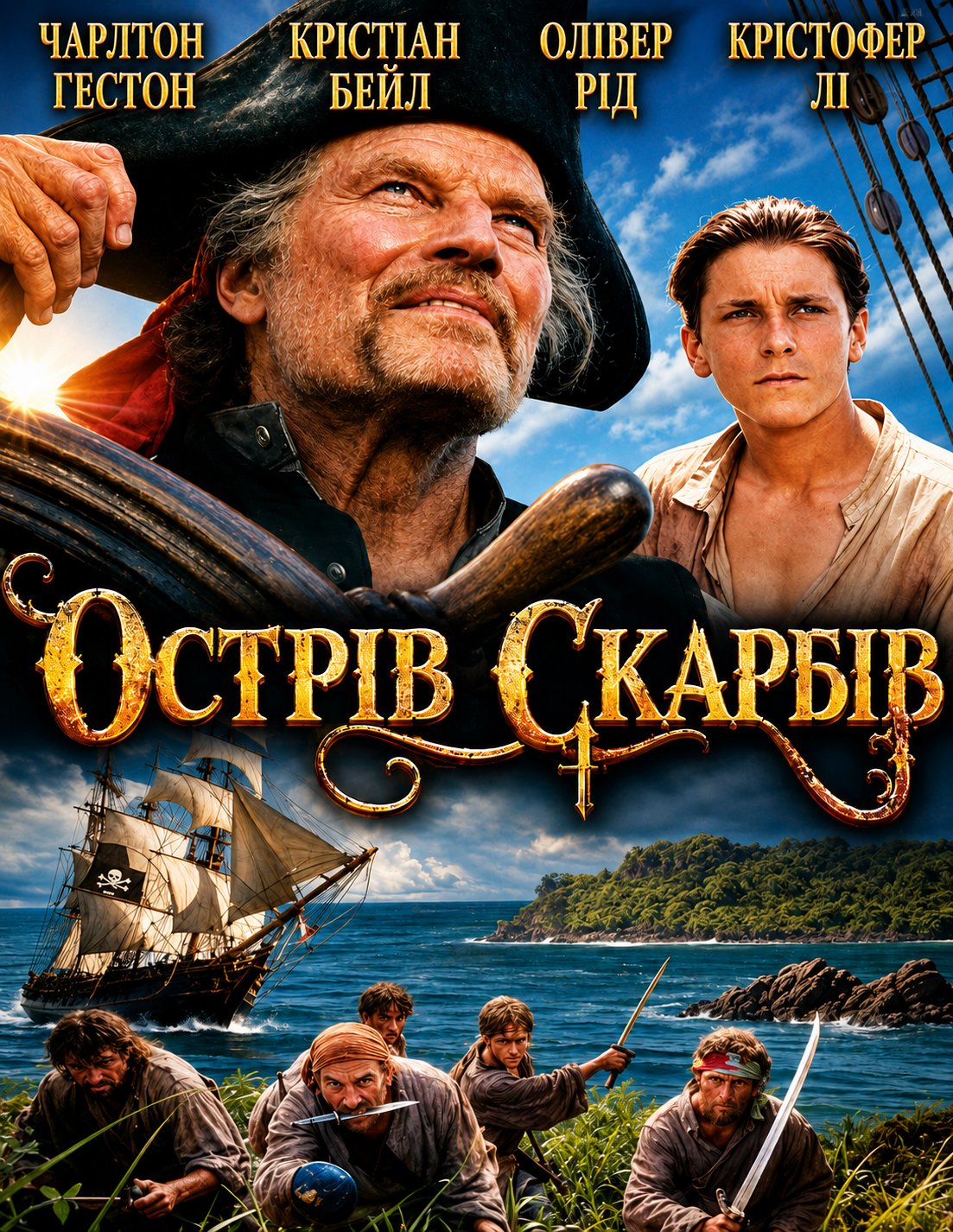 постер Острів скарбів онлайн в HD